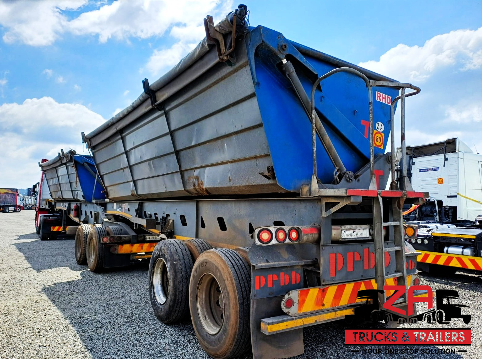 2019 PRBB 45 CUBE SIDE TIPPER TRAILER #53279